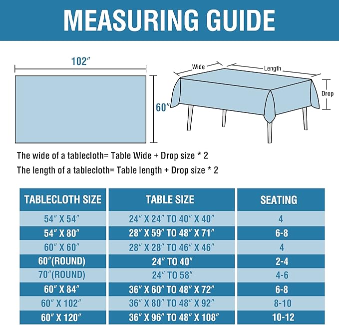 H.VERSAILTEX Linen Textured Tablecloth 60 x 102 Waterproof Decorative Table Cloth Spill-Proof Linen Look Cover for Party Table Extra Soft and Thick Fabric Wrinkle Free, Heather Sand