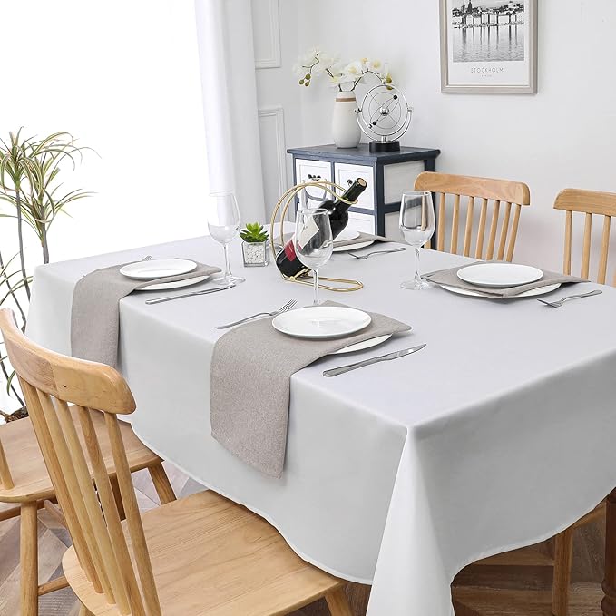 H.VERSAILTEX Linen Textured Cloth Napkins Set of 12 (18" X 18") Linen Textured Dinner Napkins Waterproof Extra Soft Thick Durable Reusable Napkins with Hemmed Edges, Heather Taupe
