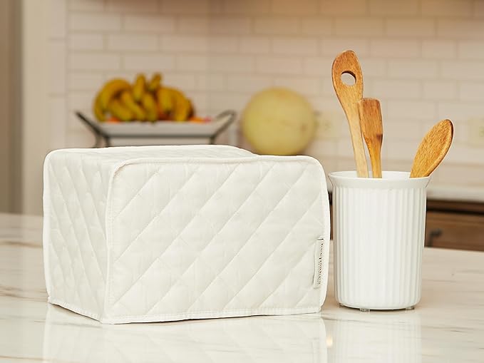Covermates Keepsakes - Rectangular Appliance Cover - Dust Protection - Stain Resistant - Washable - Appliance Cover, Cream