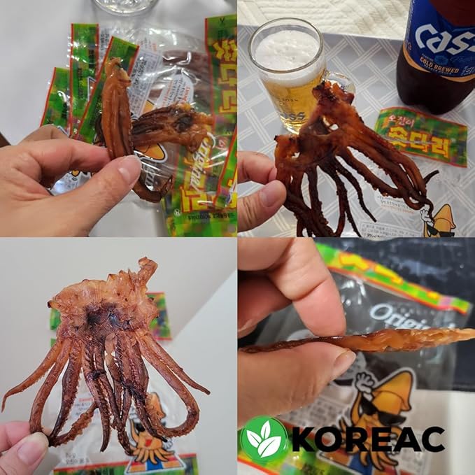 KOREAC_ Korean Food Korea Dried Squid Legs 20g x 10ea 오징어 숏다리