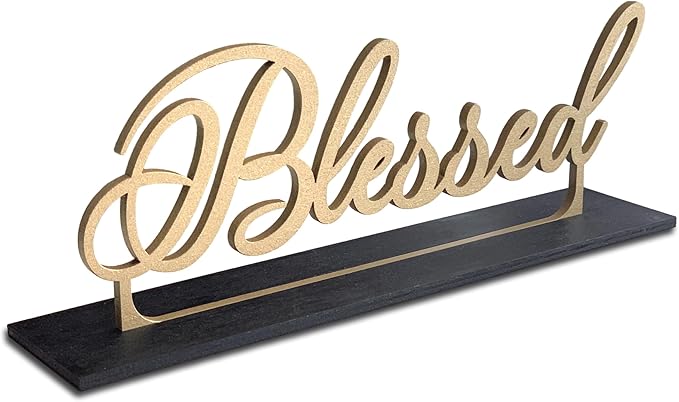 Blessed Freestanding Table Sign for Thanksgiving or simple Home Decor