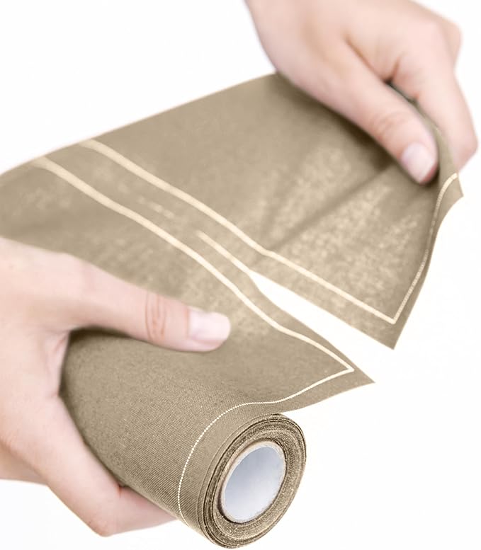 MY DRAP Cotton Cocktail Napkin, 50 units per roll, 4.5 x 4.5-Inch, Sand