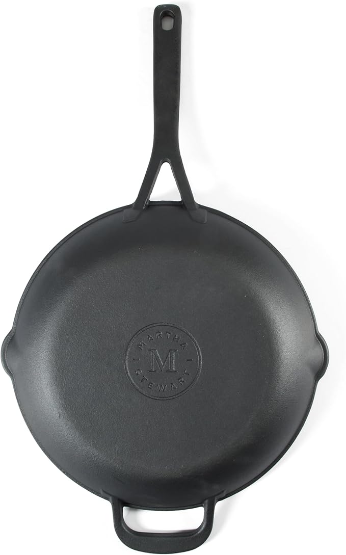 Martha Stewart Pre Seasoned Cast Iron 10" Skillet