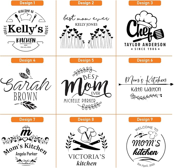Custom Engraved Cutting Boards - Personalized Christmas Gifts - Personalized Kitchen Boards - Mothers Day, Anniversary, Birthday, Gift for Women, Mom, Grandma, Mother in Law, Daughter, Wife or Her