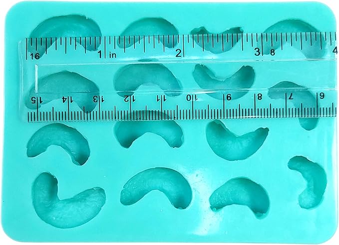 Cashew silicone mold,15 cavities cashew silicone molds wax melts molds NS014