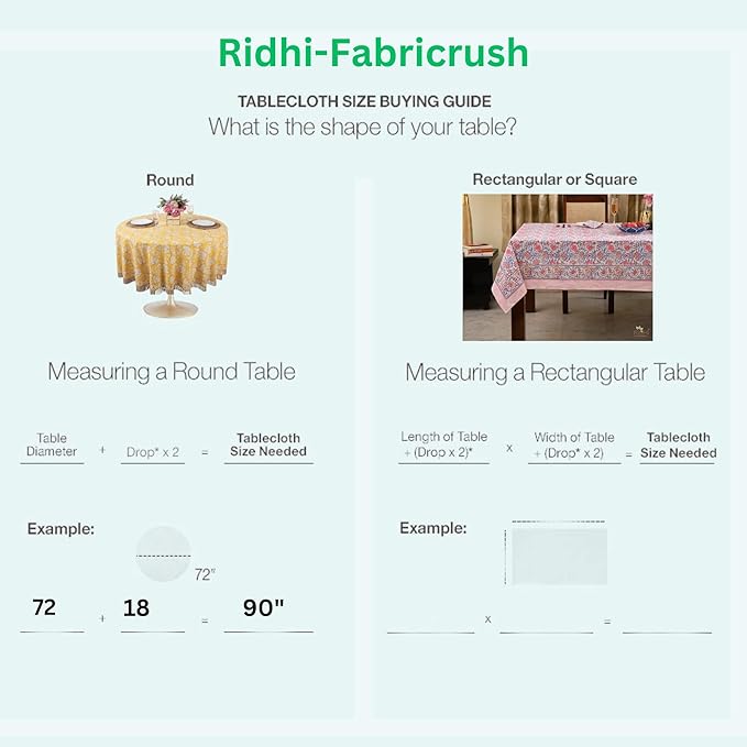 Ridhi Block Print Round Bubblegum Pink Reusable Tablecloth 100% Cotton 132" Inch Decorative Table Cover eveyday Dining, Home, Party, Wedding, Farmhouse Gift for Spring, Easter, Valentine