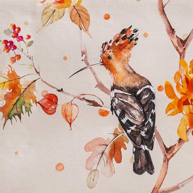 Maison d' Hermine Table Cloth Rectangle Table 100% Cotton 60 x 90 Inches Fall Tablecloth Reusable Everyday Use for Thanksgiving Christmas Decorations Dining Farmhouse Party (Kelim - Prairie)