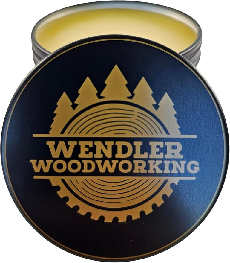 Natural Wood Wax (4 oz) for Cutting Boards, Wooden Utensils, Butcher Blocks, Wooden Surfaces - Made with Natural Beeswax and Mineral Oil, Handcrafted in USA, Food Safe, Conditioner, Wood Butter