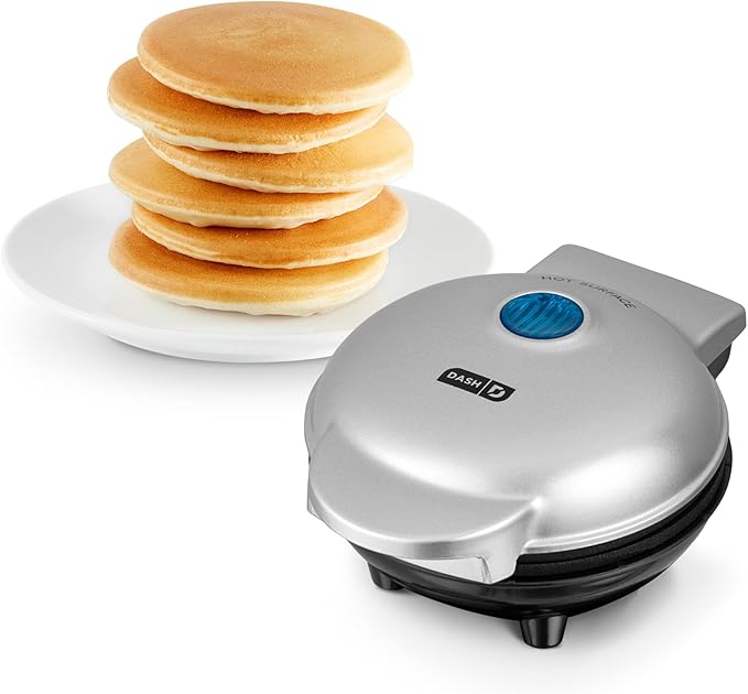 DASH Mini Griddle and Waffle Maker Bundle - Make Individual Pancakes, Cookies, Eggs, Waffles and More
