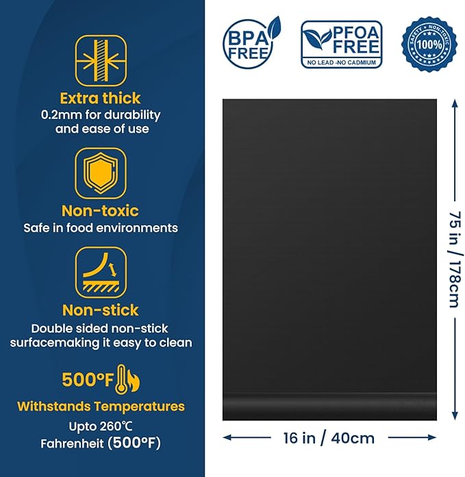 Oven Liner for Bottom of Oven, Oven Mat for Bottom of Oven