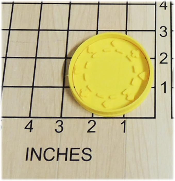 Casino Poker Chip Cookie Cutter and Stamp #1291