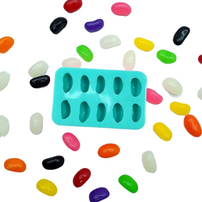 Jelly bean mold Candy mold, jelly bean candy mold, realistic jelly bean mold