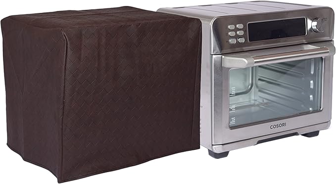 Perfect Dust Cover, Brown Cotton Cover Compatible with COSORI Smart Air Fryer Toaster Oven Combo, 12-in-1 Convection Ovens Countertop, Anti-Static and Waterproof Dust Cover by The Perfect Dust Cover