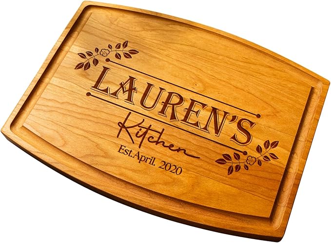 Silveroy Personalized Cutting Board - Unique and Long Lasting Gift Idea For Mother's Day, Anniversary, Birthday, Christmas - Best Custom Gift To Mom, Grandma, Mother-in-Law, Daughter, Wife, and Women