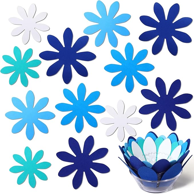 Queekay 12 Pcs Felt Pot and Pan Protectors 12/14/16 Inch Larger Thicker Pan Protector Pads, Colorful Pot Separators for Stacking Cookware Organizing Protecting(Blue)