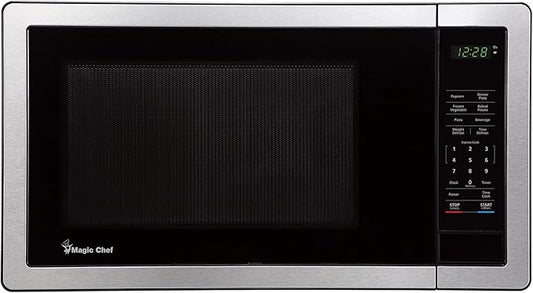 1.1 cu. ft. Countertop Microwave in Stainless Steel with Digital Touch