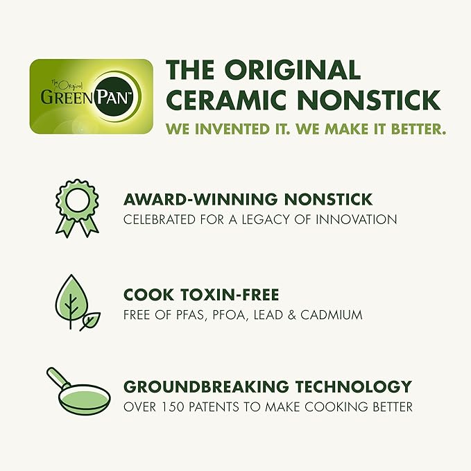 GreenPan Elite 8-in-1 Programmable 6QT Electric Slow Cooker, Dishwasher Safe Lid & Removable Crock, PFAS-Free Healthy Ceramic Nonstick Multi-Cooker, Sear, Sauté/Brown, Steam Basket, Roast, Deep Teal