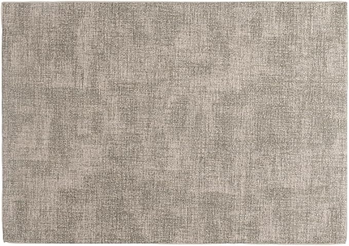 Table Decor Housewarming PU Place Mats Kitchen Accessories Set of 1/4/6 Non-Slip Wipeable Waterproof Washable PlaceMats(SPU Cream Grey,43x30cm 6pcs)