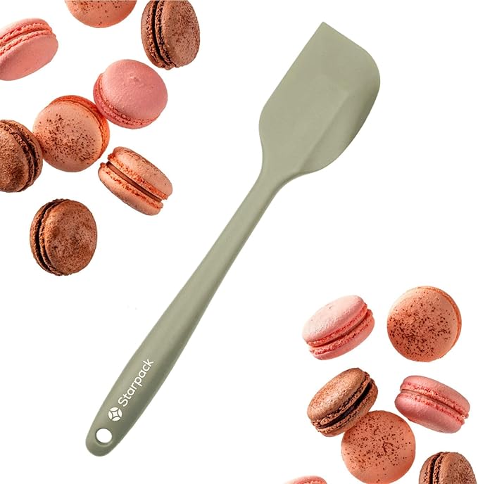 Starpack 'Scrape & Stir' Silicone Spatula (11 Inch) - 600°F Heat Resistant Spatula Set - Food Grade Kitchen Spatulas - LFGB Grade Nonstick Baking and Cooking Rubber Spatulas Set