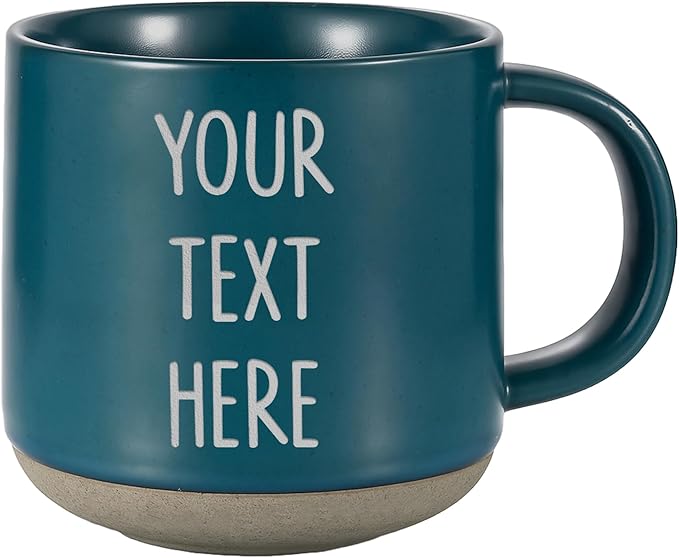 Custom Coffee Mug – Personalized Ceramic Cup with Name – 12 oz Cute Coffee Mugs – Unique Customized Gifts – Design Your Own Customizable Mug – Large Custom Cups for Men & Women