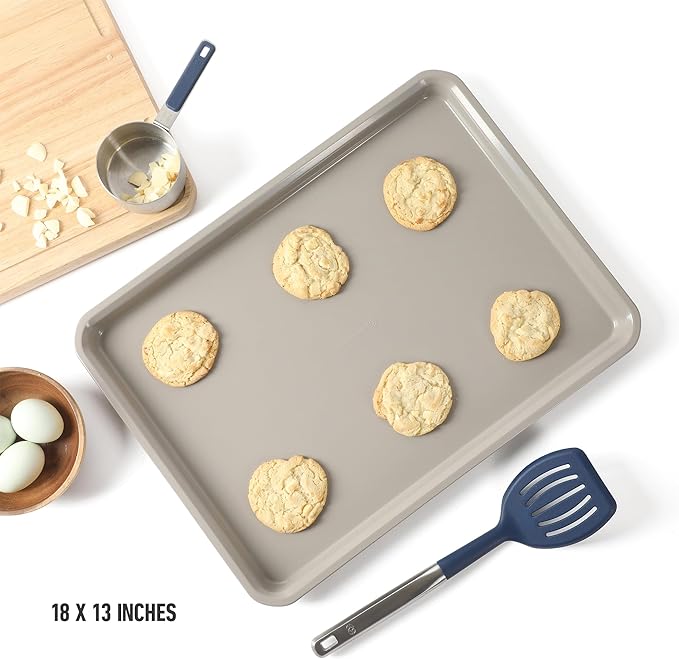 Calphalon Legacy 18 x 13 Inch PFA Free Nonstick Cookie Sheet - Taupe