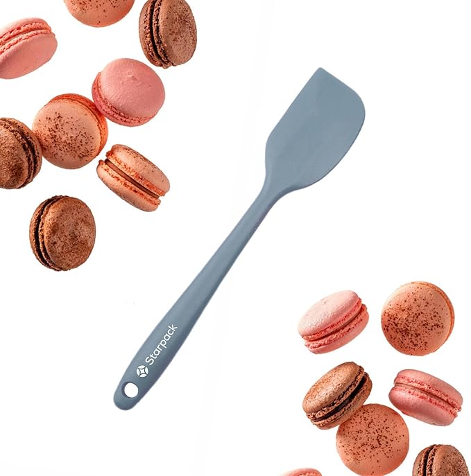 Starpack 'Scrape & Stir' Silicone Spatula (8 Inch) - Heat Resistant Spatulas Set 600°F - Food Grade Kitchen Spatulas - Nonstick Baking and Cooking Spatula - LFGB Grade Rubber Utensil Set