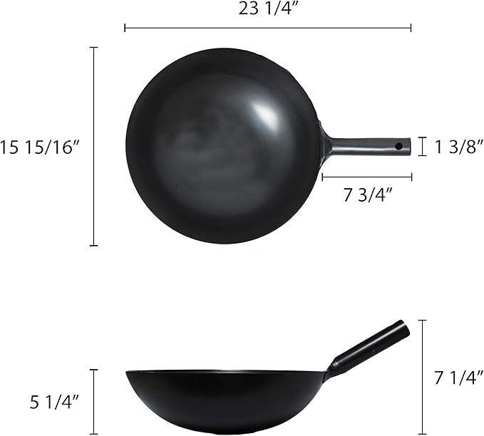 Thunder Group Japanese Wok, 16-Inch