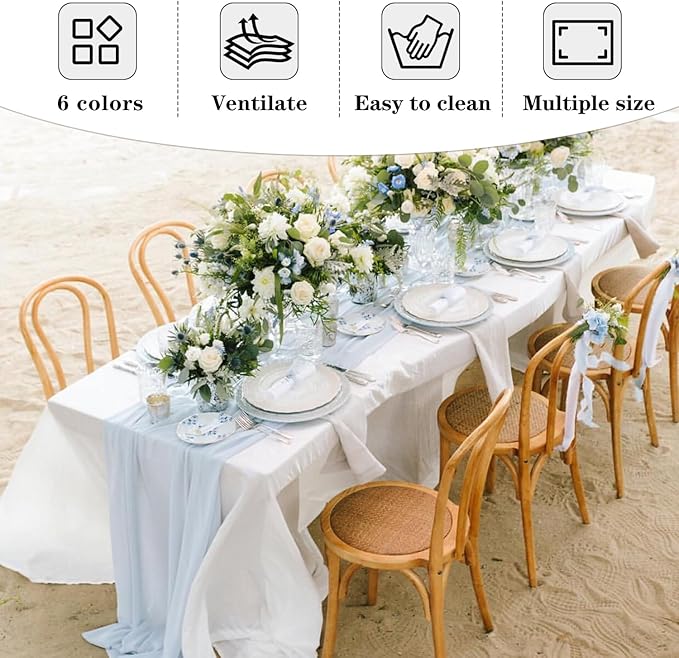 Fitable Red Rectangle Tablecloths for 6 Foot Tables, 6 Pack - 70 x 108 Inches - Stain Resistant and Washable Table Clothes, Polyester Fabric Table Covers for Wedding, Party, Banquet, Buffect