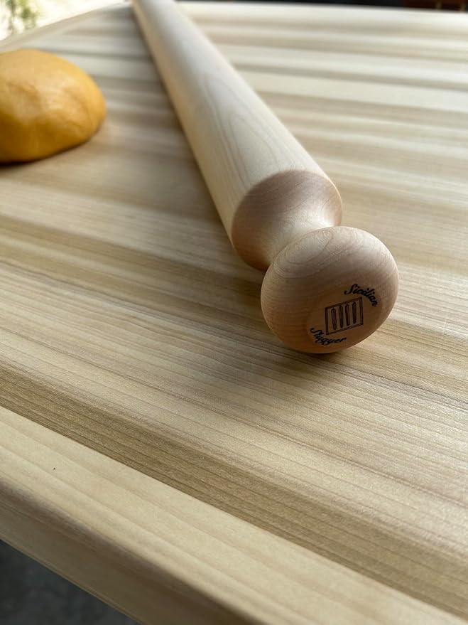 Italian Mattarello, Sicilian Slugger, Pasta Rolling Pin (44")