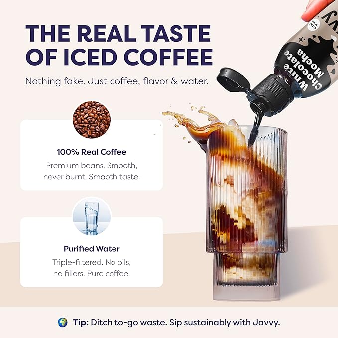 Coffee Concentrate - Limited Release Flavors - Cold Brew Coffee, Perfect for Hot or Iced Instant Coffees, Hot Drinks, Cold Brew Concentrate, 35 Servings - White Chocolate Mocha