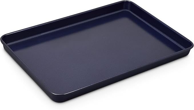 Zyliss E980191 Non-Stick Baking Tray | Carbon Steel | Dark Blue | Baking Tin/Bakeware/Roasting | Dishwasher Safe | 5 Year Guarantee