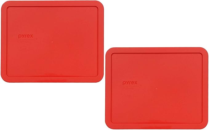 Pyrex 7212-PC 11 Cup Red Storage Lid for Glass Dish (2, Red)