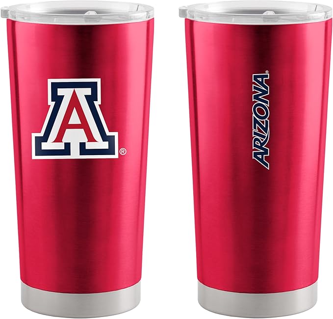 Logo Brands 20 oz Powder Coat Tumbler- Insulated Tumbler with Lid for Water, Iced Tea or Coffee, Smoothie and More