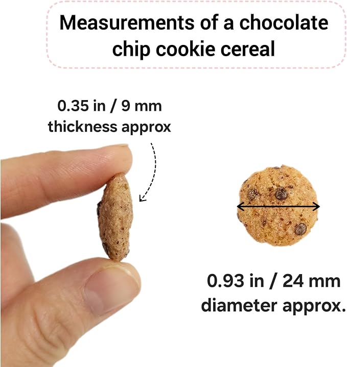 Natucraft Chocolate Chip Cookie Cereal Silicone Mold - Realistic Flexible, Oven Safe Up to 395F, Turquoise (May Vary), BPA Free, Phthalate Free, Latex Free