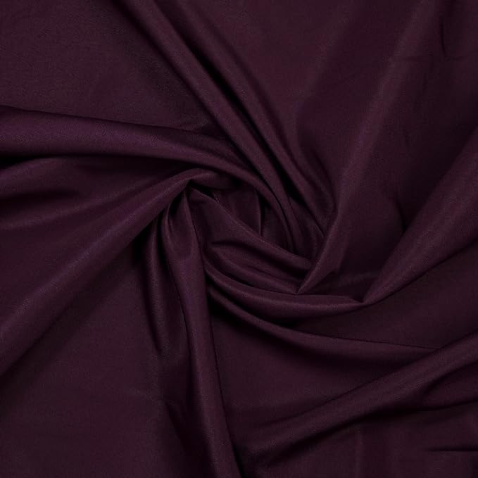 Gee Di Moda Square Tablecloth - 70 x 70 Inch Eggplant Table Cloth for Medium Square or Round Tables - Heavy Duty Washable Fabric - for Buffet Table, Holiday Party, Dinner, Wedding & Baby Shower