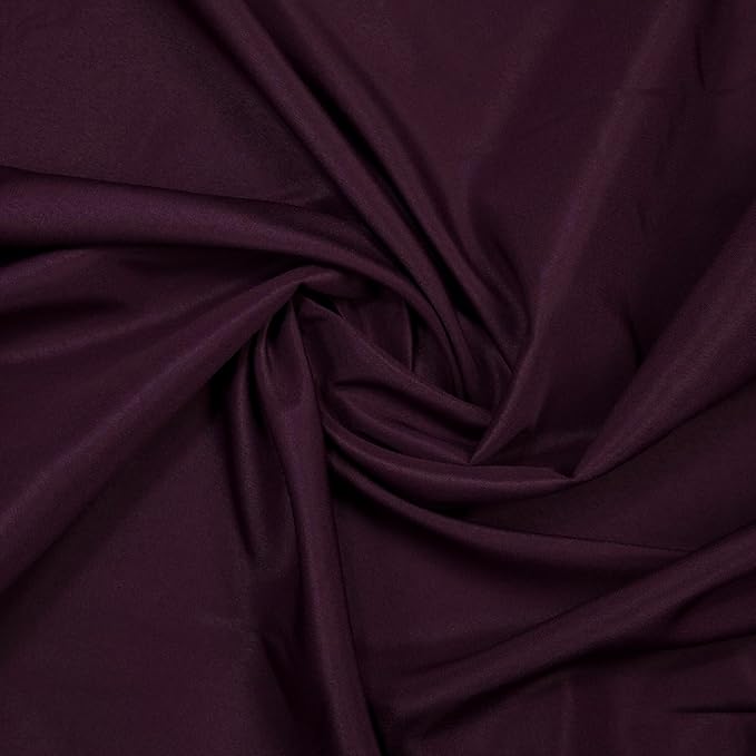 Gee Di Moda Square Tablecloth - 52 x 52 Inch Eggplant Table Cloth for Small Square or Round Tables - Heavy Duty Washable Fabric - for Buffet Table, Holiday Party, Dinner, Wedding & Baby Shower
