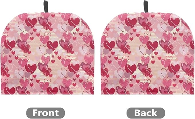 Pink Tea Pot Cover for Teapot Insulation Cover Love Heart Tea Pot Cover Warm Tea Cosy for Teapot Home Decor