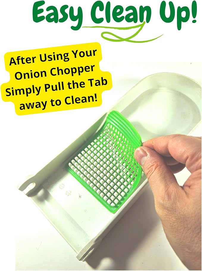 Onion Chopper Cleaning Tool - Easy Lift Tab - Compatible with Vidalia & Progressive Onion Choppers