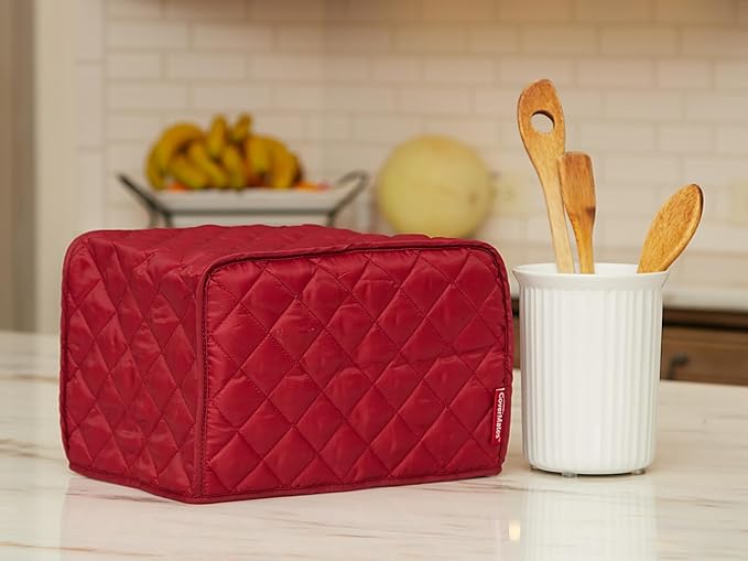 Covermates Keepsakes - Rectangular Appliance Cover - Dust Protection - Stain Resistant - Washable - Appliance Cover, Red