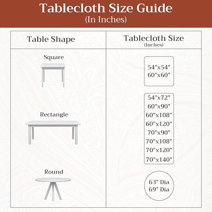 Maison d' Hermine Table Cloth Round Table 100% Cotton 69 Inches Fall Tablecloth Reusable Everyday Use for Thanksgiving Christmas Decorations Dining Farmhouse Party (Mountain Life)