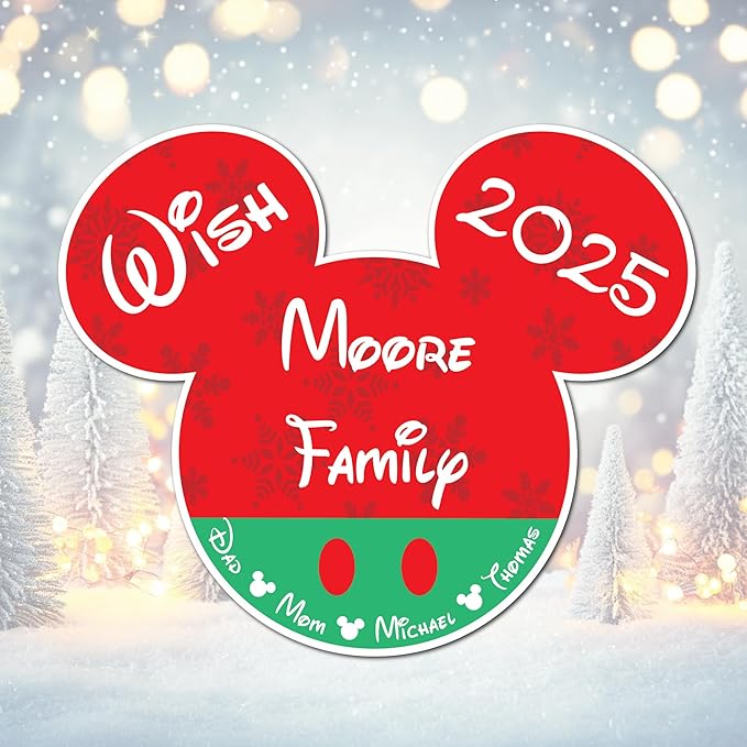 Cruise Door Magnet Cute Mouse Classic Red Shorts Family Magnet | Cabin Ship Decoration