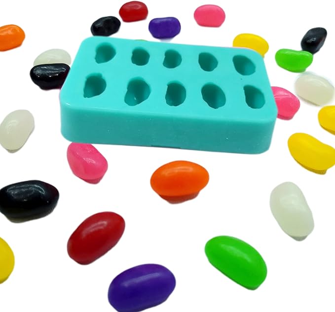 Jelly bean mold Candy mold, jelly bean candy mold, realistic jelly bean mold