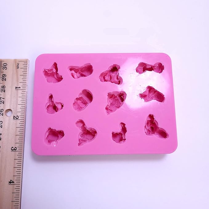 Popcorn Silicone Mold 12 cavities Wax Resin Soap Realistic Popcorn fake food Flexible mold NC043