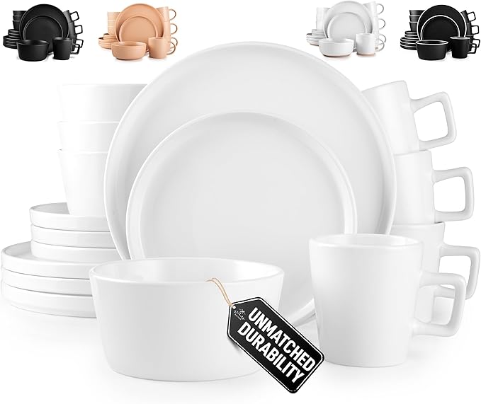 Stoneware Dinner Sets by Zulay Kitchen