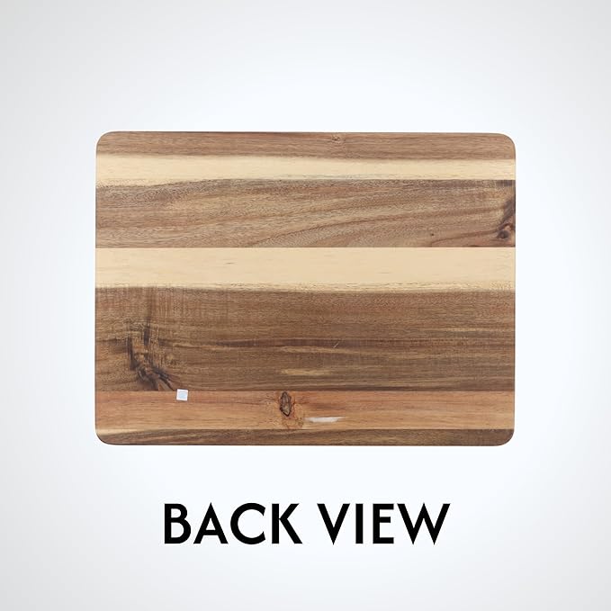 The Memory Company Officially Licensed NFL Acacia Cutting Board – 11.7" x 15.7" Durable Wood Chopping & Serving Board with Team Logo