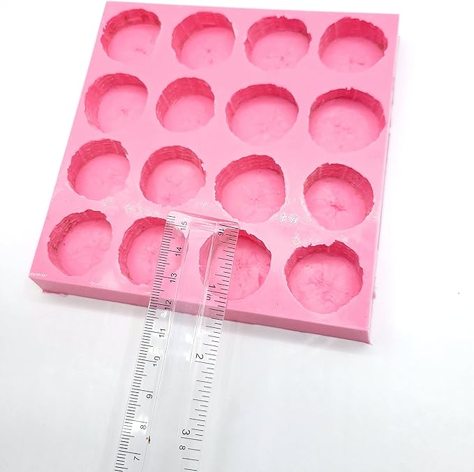 Banana slices silicone mold 16 cavities banana mold Realistic fruits molds wax melts molds NC074