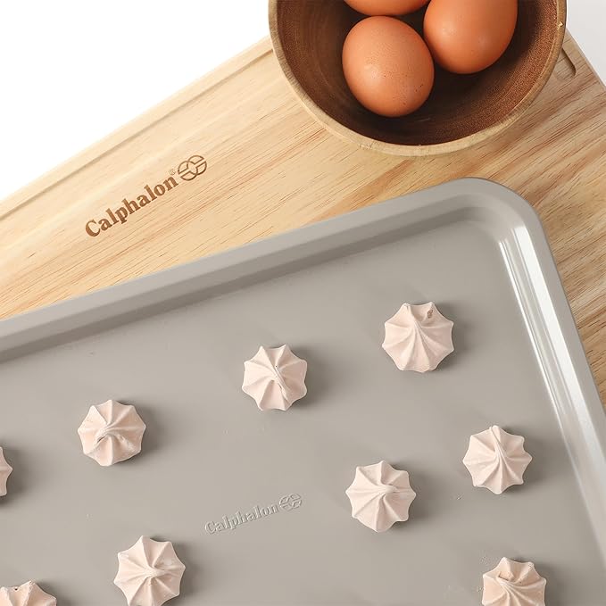 Calphalon Legacy 13 x 9 Inch PFA Free Nonstick Cookie Sheet - Taupe