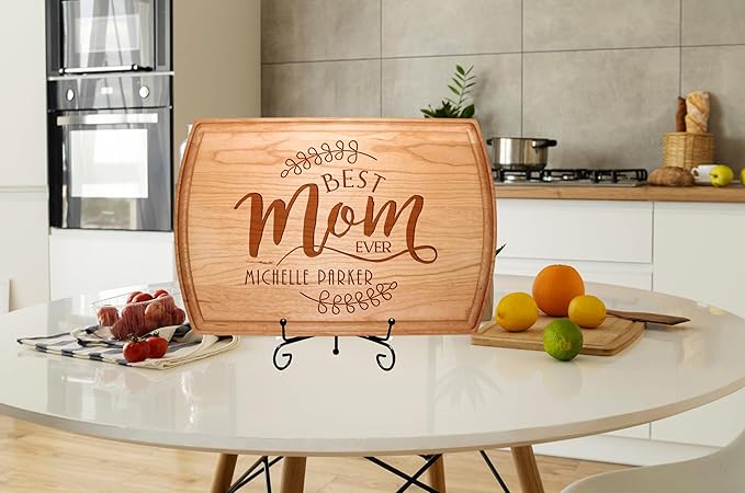 Custom Engraved Cutting Boards - Personalized Christmas Gifts - Personalized Kitchen Boards - Mothers Day, Anniversary, Birthday, Gift for Women, Mom, Grandma, Mother in Law, Daughter, Wife or Her