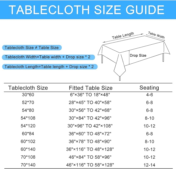 JIUZHEN Faux Linen Rectangle Tablecloth, Wrinkle Stain Resistant Farmhouse Textured Table Cloth Decorative Fabric for Kitchen, Dining, Party, Wedding,Outdoor Use,90 x 132 Inch,White