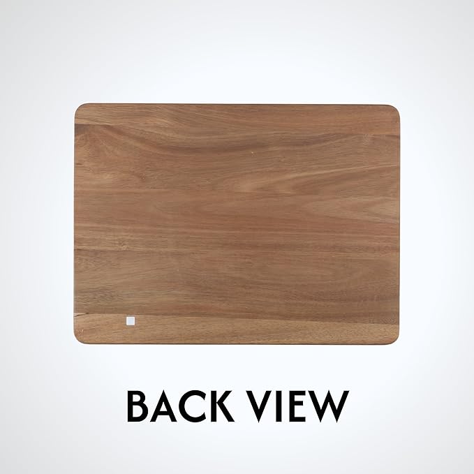 The Memory Company Officially Licensed NFL Acacia Cutting Board – 11.7" x 15.7" Durable Wood Chopping & Serving Board with Team Logo